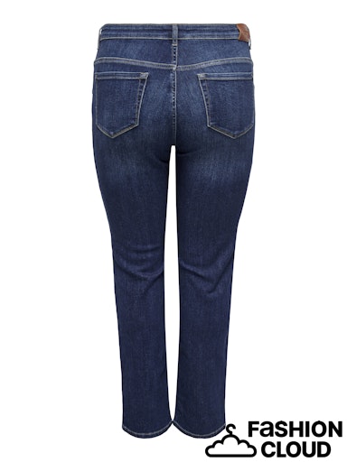 Carsui mid slim denim jeans REA285 - Dark Blue Denim - Afbeelding 2