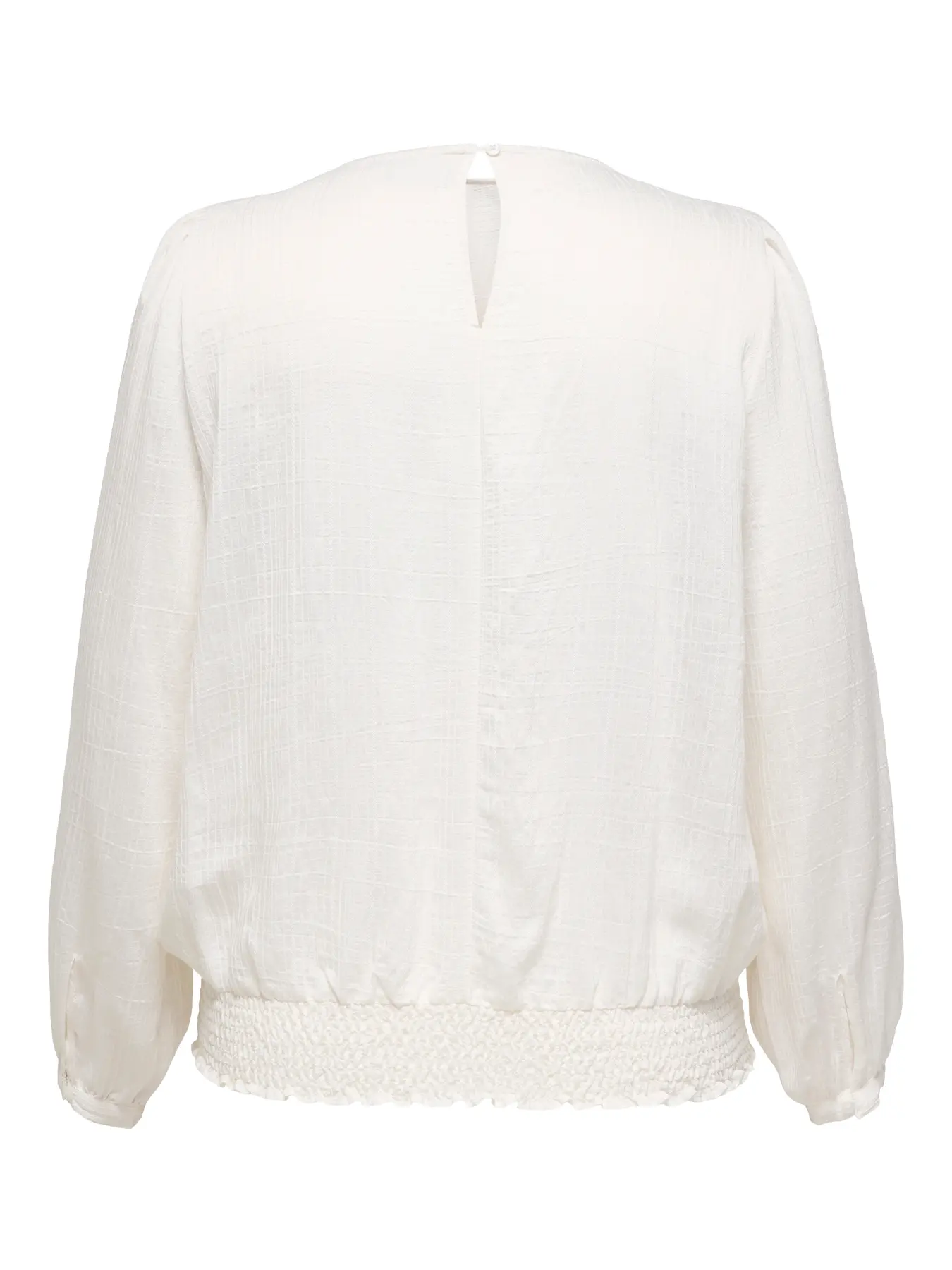 Cartilo o-neck blouse - Cloud Dancer - Afbeelding 3