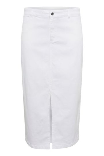 Kaffe Curve KCzena Skirt - Chalk - Afbeelding 2