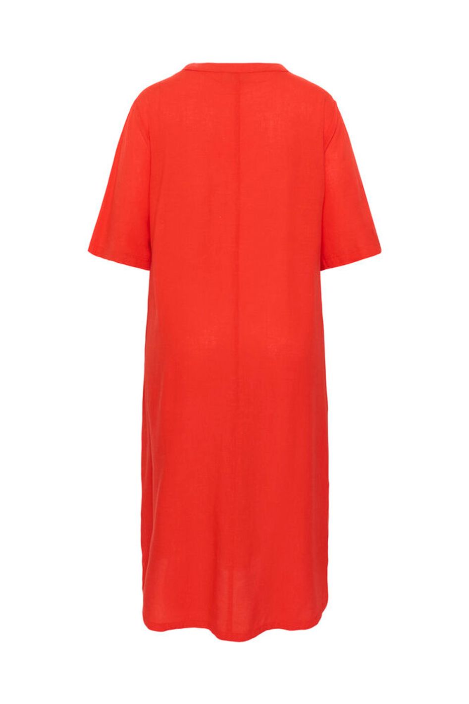 Kaffe Curve KCmille kaftan dress - Poppy Red - Afbeelding 5