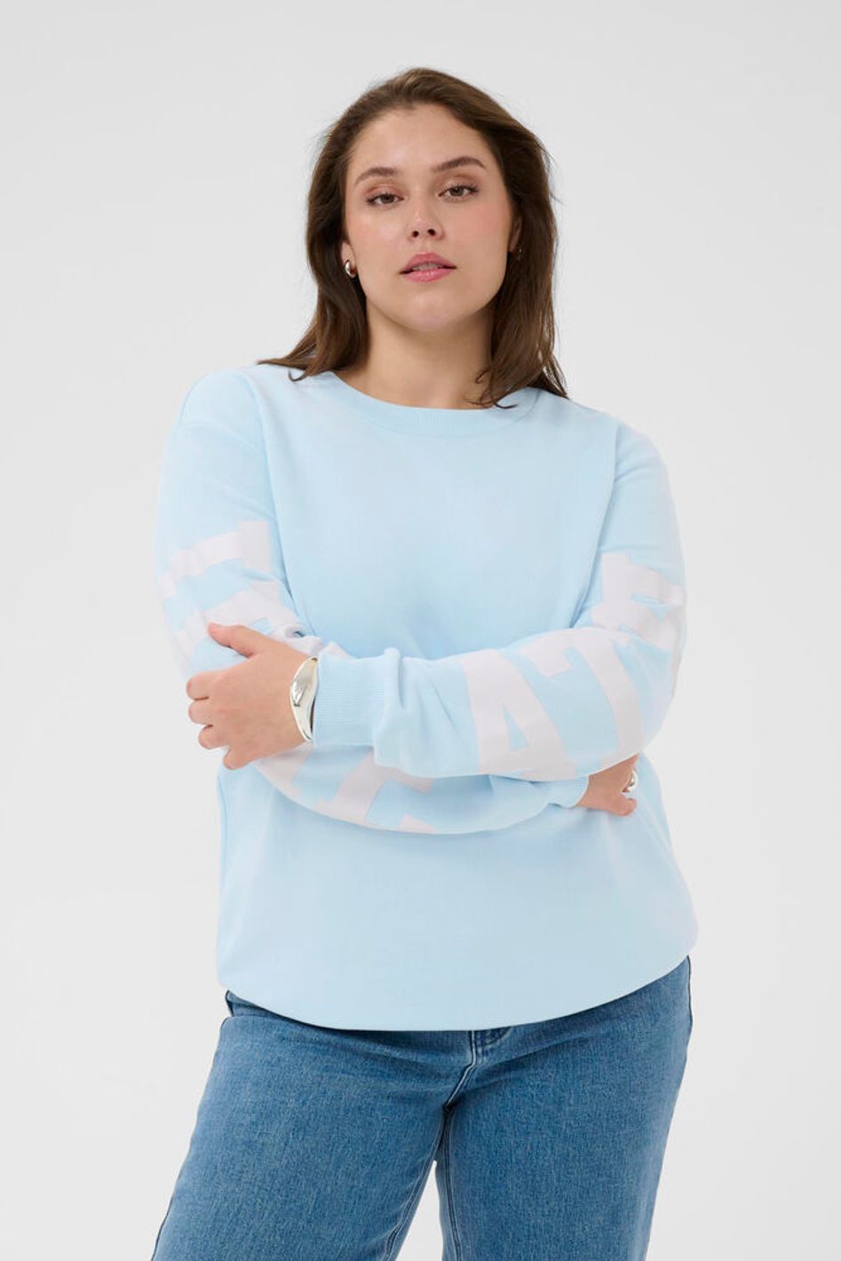 Kaffe Curve KCmila sweatshirt/trui - Nantucket Breeze