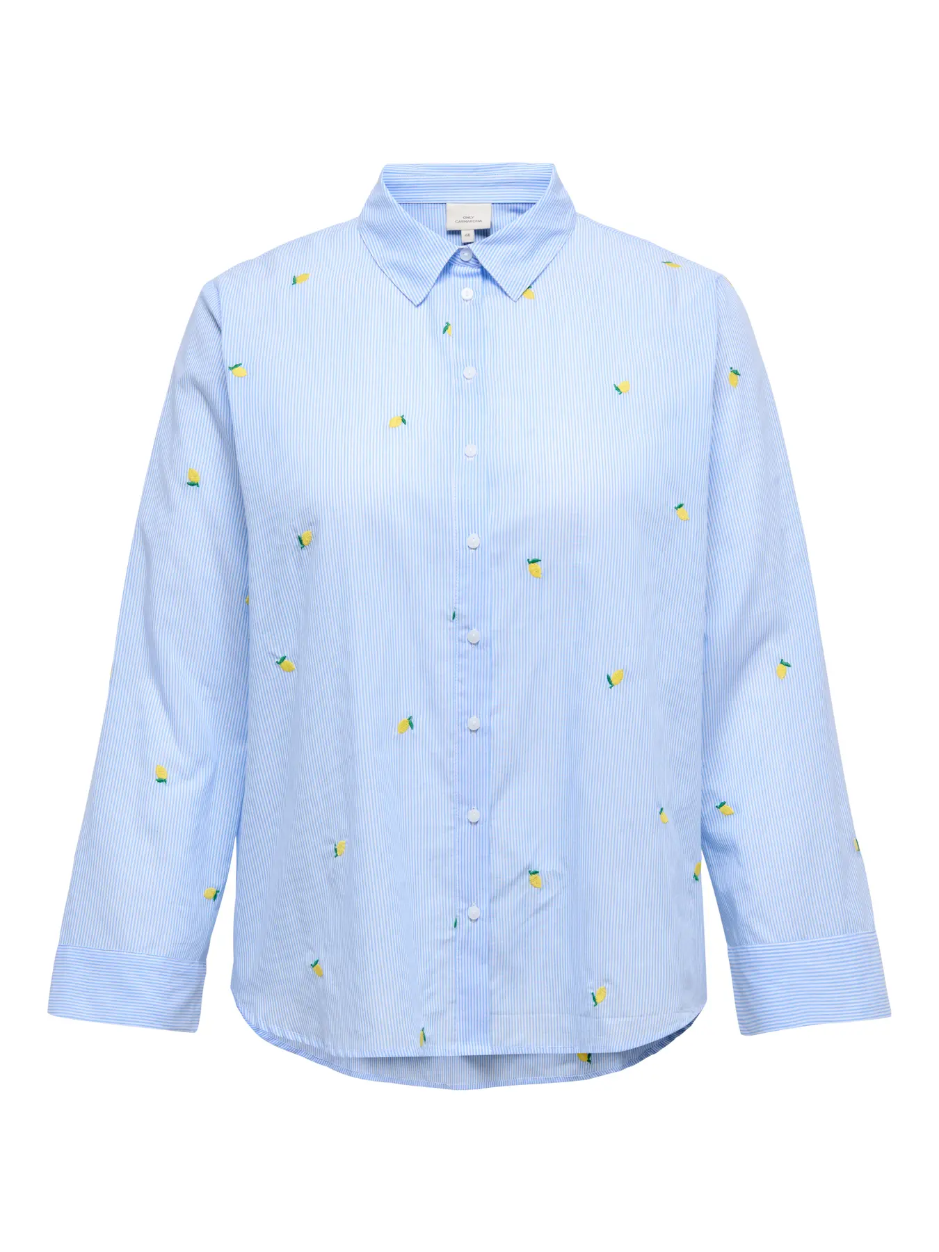Carnew Lina Grace em shirt blouse - Soft Chambray/Lemon